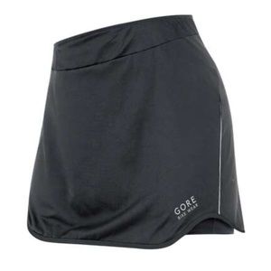 Gore Bike Wear padded cycling black nylon skirt skort bike seat insert